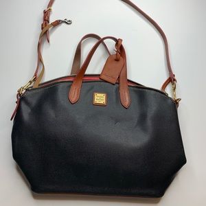 Dooney and Bourke Brown Black Handbag